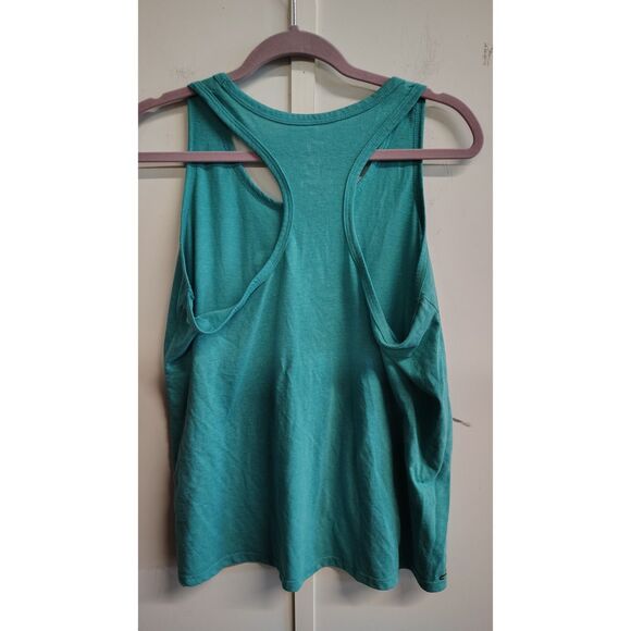 DANSKIN NOW Women's "IT'S GO TIME" Teal Razorback Tank Top Size XL - Picture 2 of 6